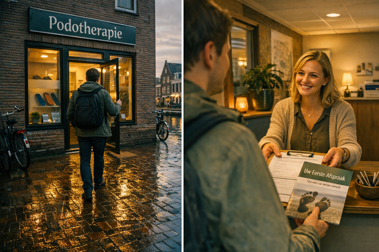 Eerste afspraak podotherapie consult