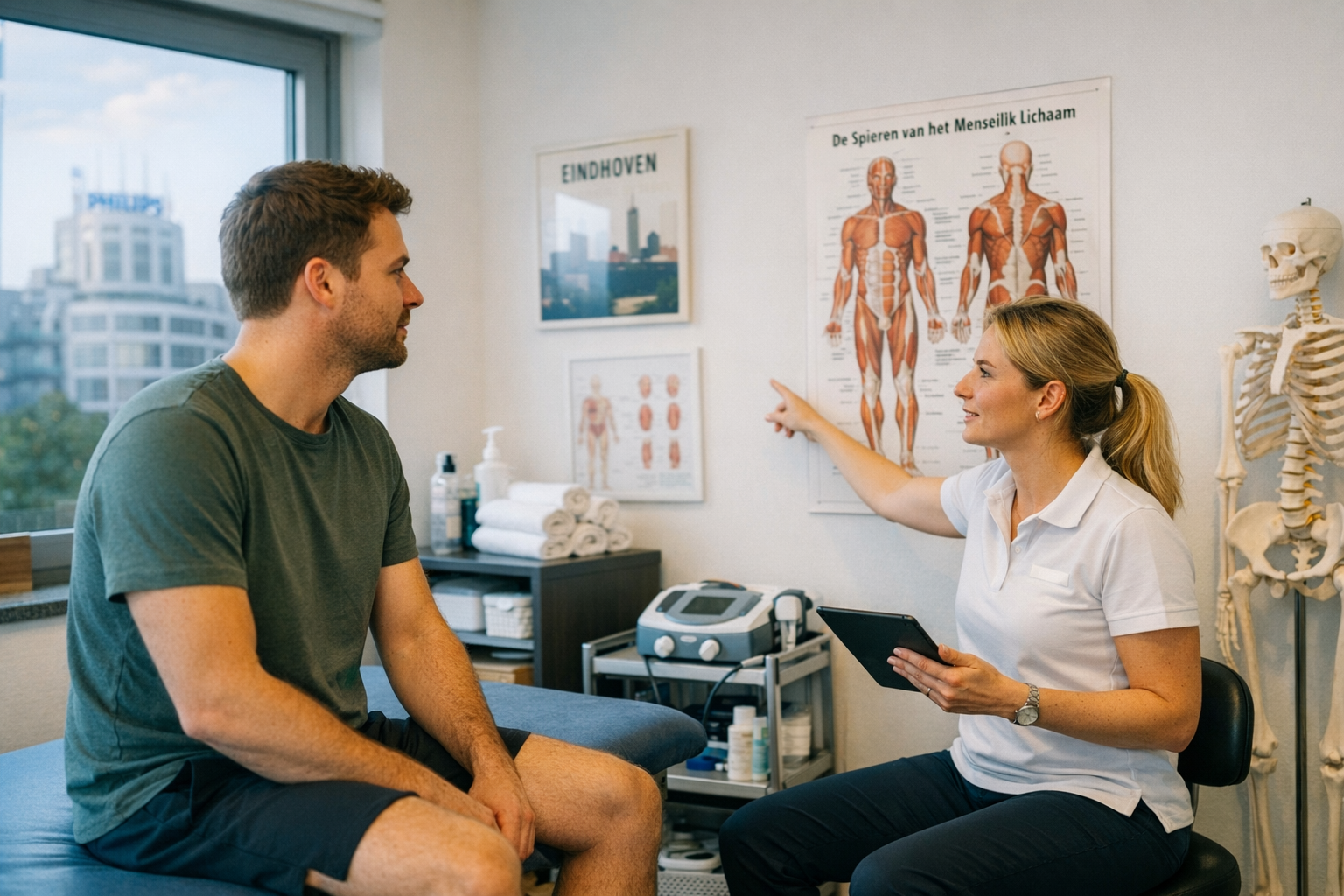 Eerste afspraak bij fysiotherapeut in Eindhoven